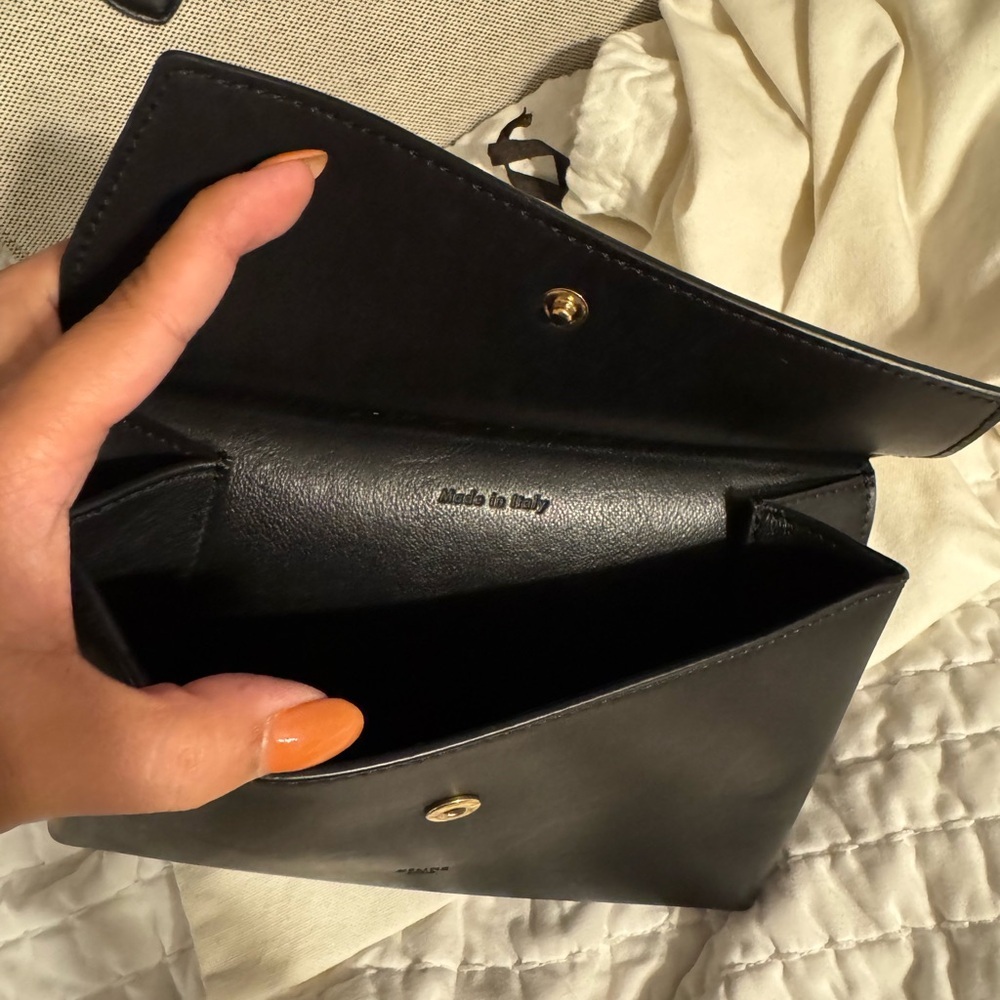 Celine Black/Cream Canvas and Leather Tie Tote - Picture 2 of 13